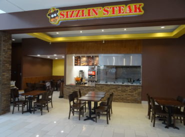 sizzlin steak restaurant store front